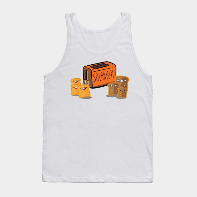 healthy snacks for funny breakfast toasted and happy bread Tank Top by raidman84